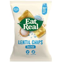 Eat Real Lentil Chips - Sea Salt 